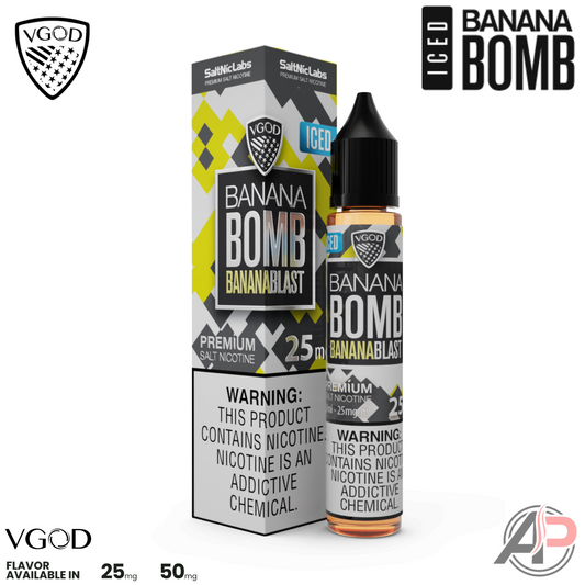 VGOD Iced Banana Bomb 30ml Salt Nic