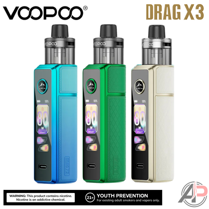 Voopoo Drag X3 80w Pod Mod Stater Kit Device