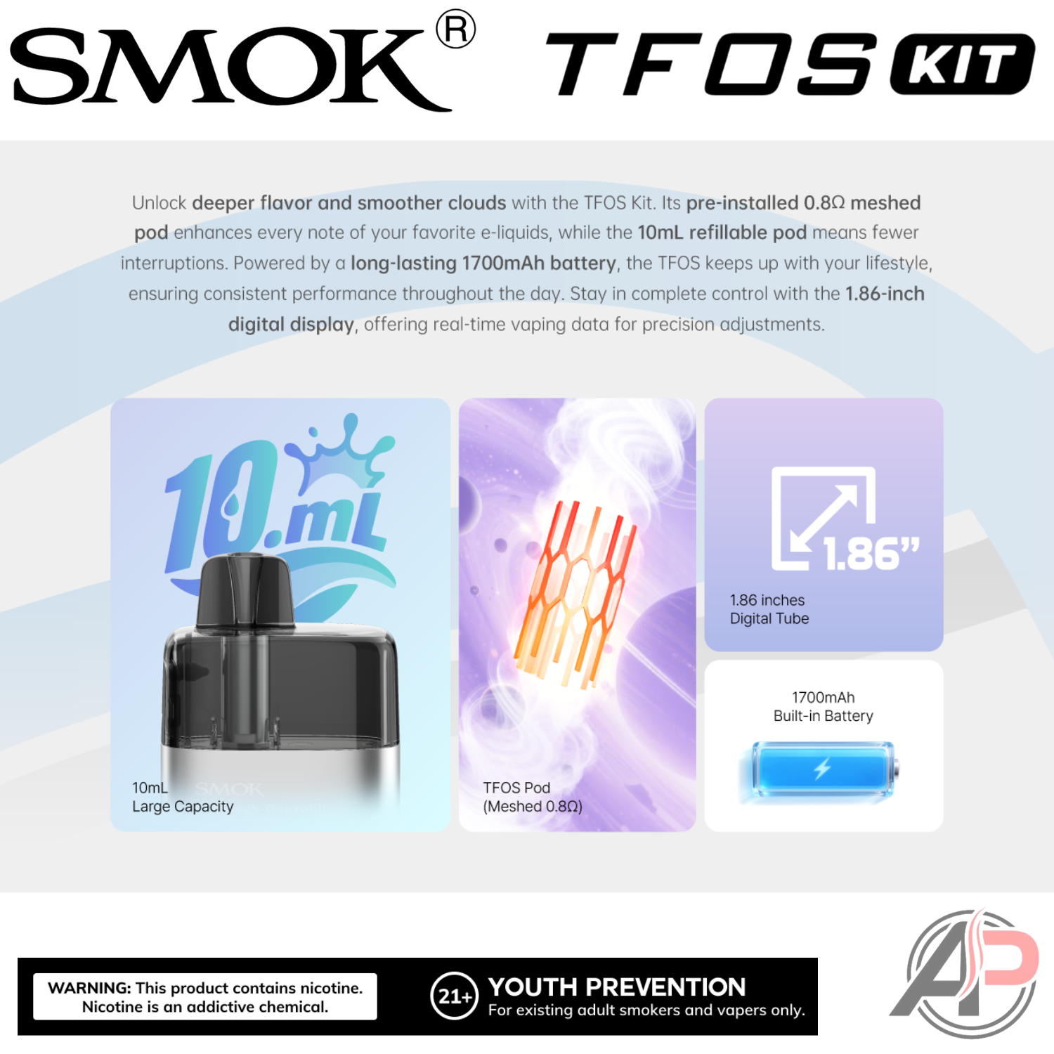 Smok TFOS Pod System Starter Kit Device