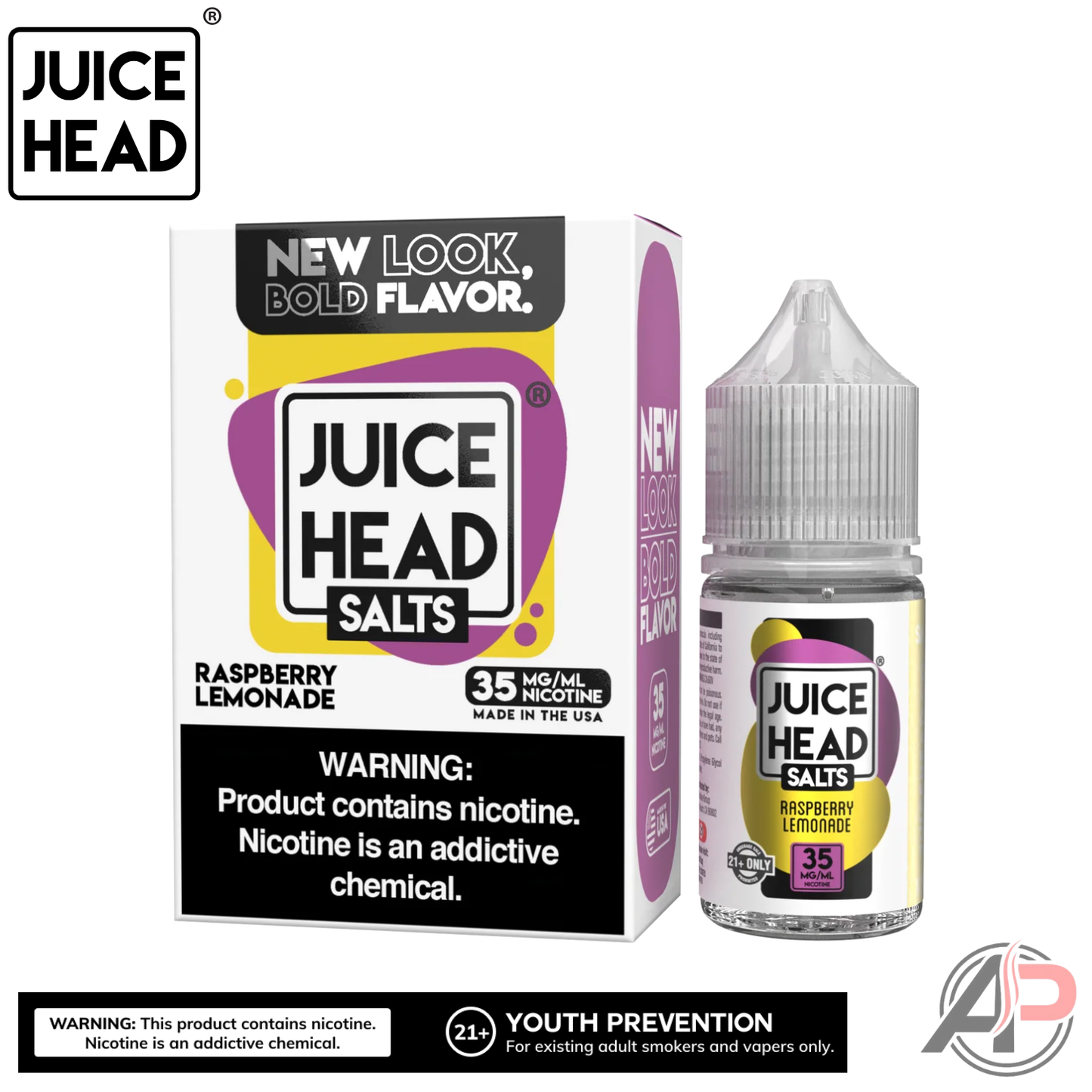 Juice Head Raspberry Lemonade E-Liquid 100mL
