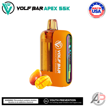 Volf Bar Apex 55,000 Puffs Disposable Vape Device
