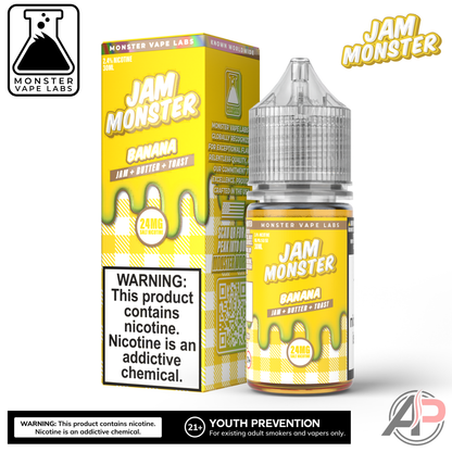 Banana E-Liquid By Jam Monster Vape Labs 100mL