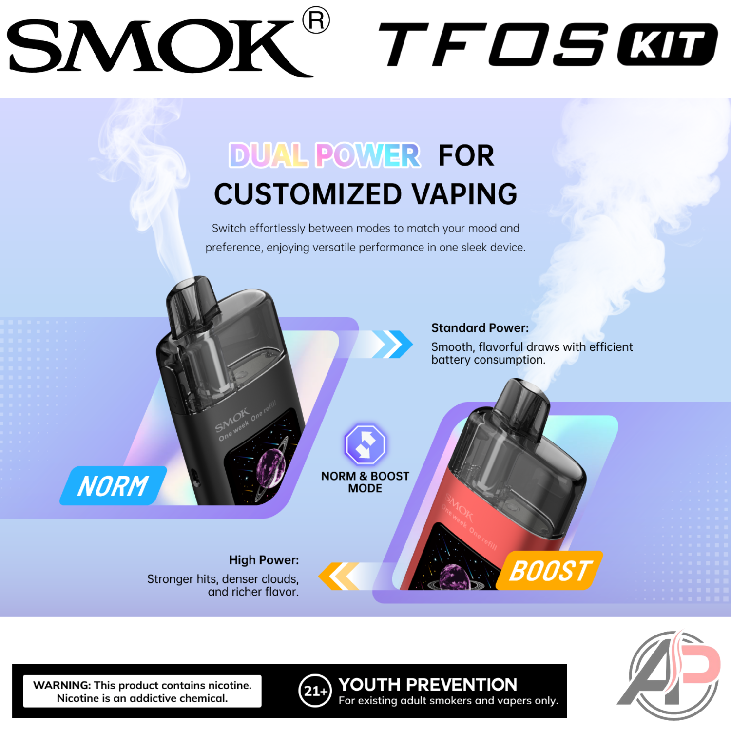Smok TFOS Pod System Starter Kit Device