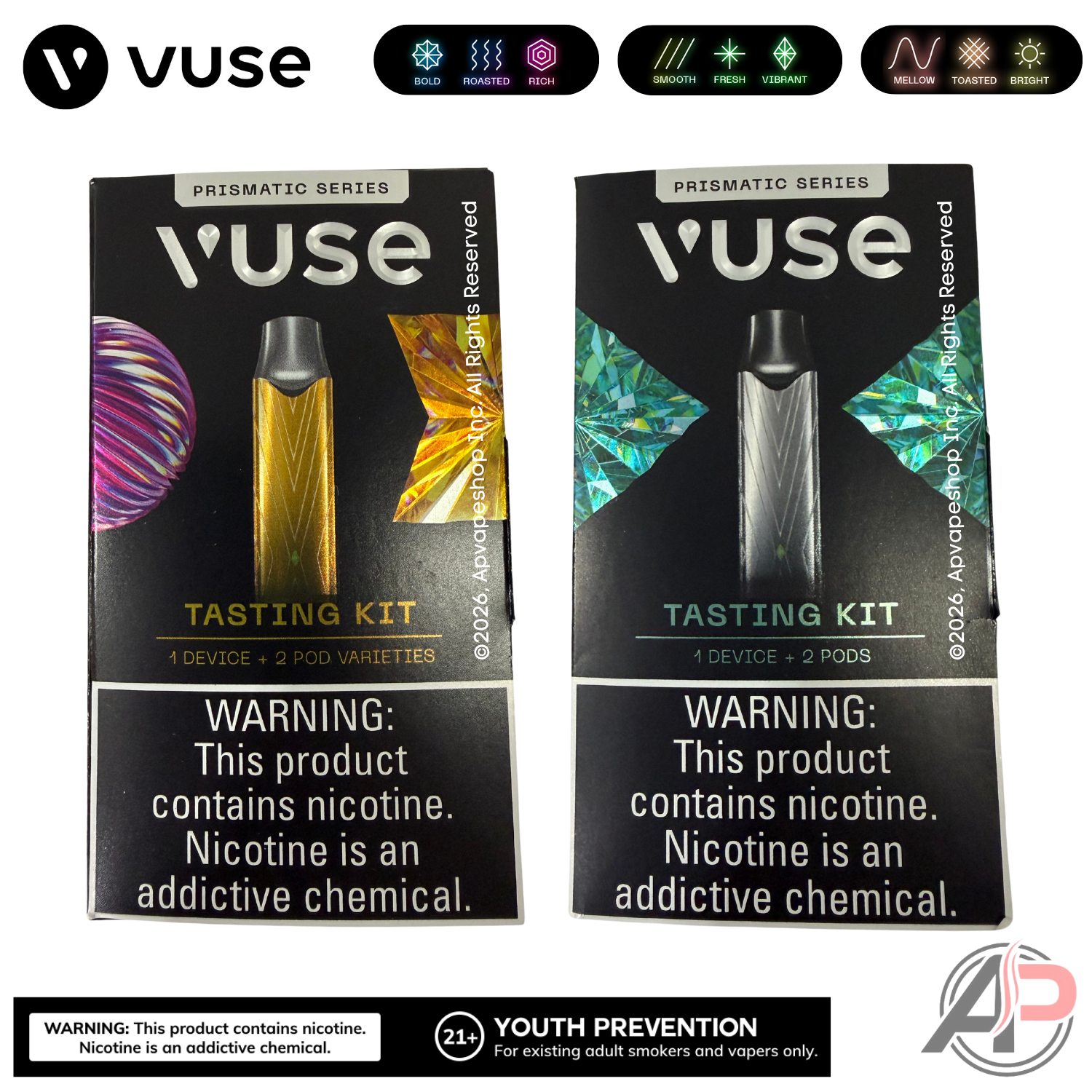 Vuse Alto Prismatic Tasting Starter Kit