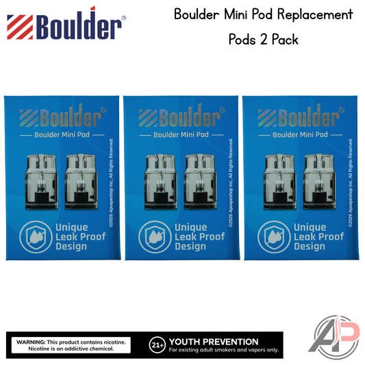 Boulder Mini Pod Replacement Pods 2 Pack