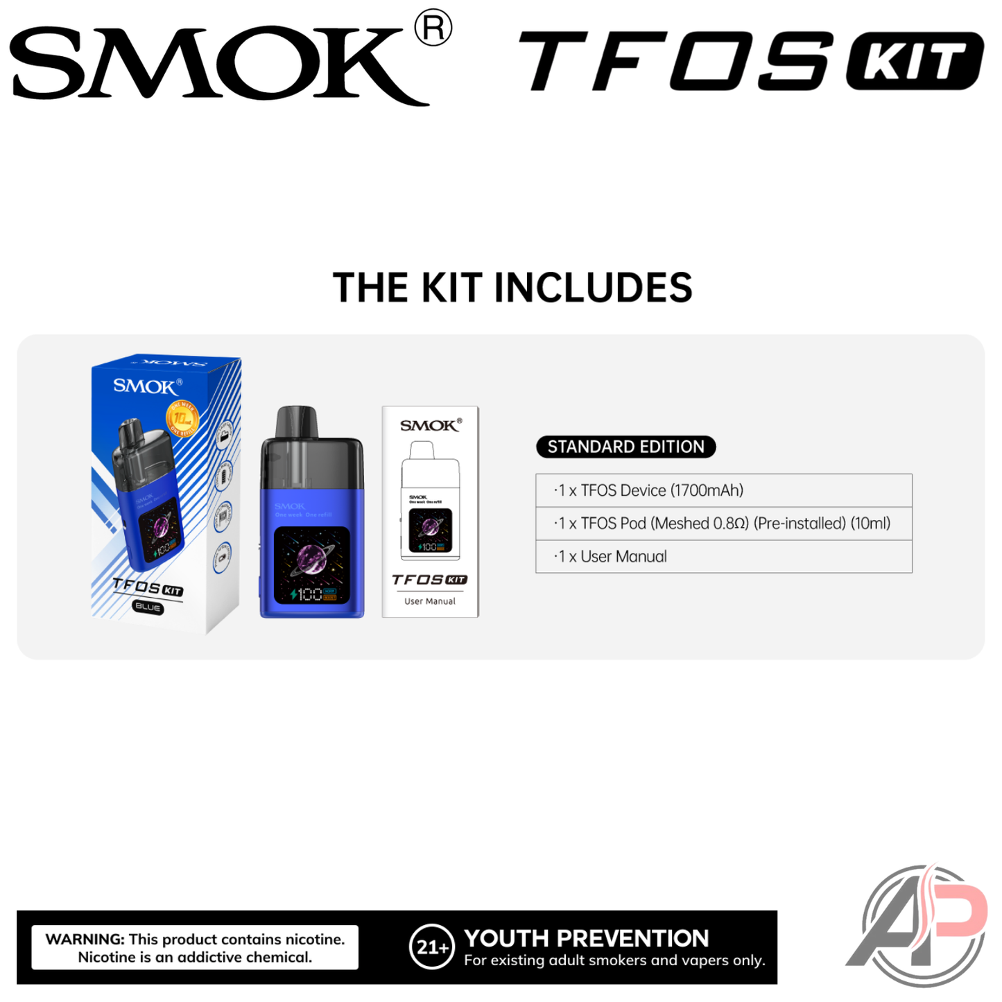 Smok TFOS Pod System Starter Kit Device