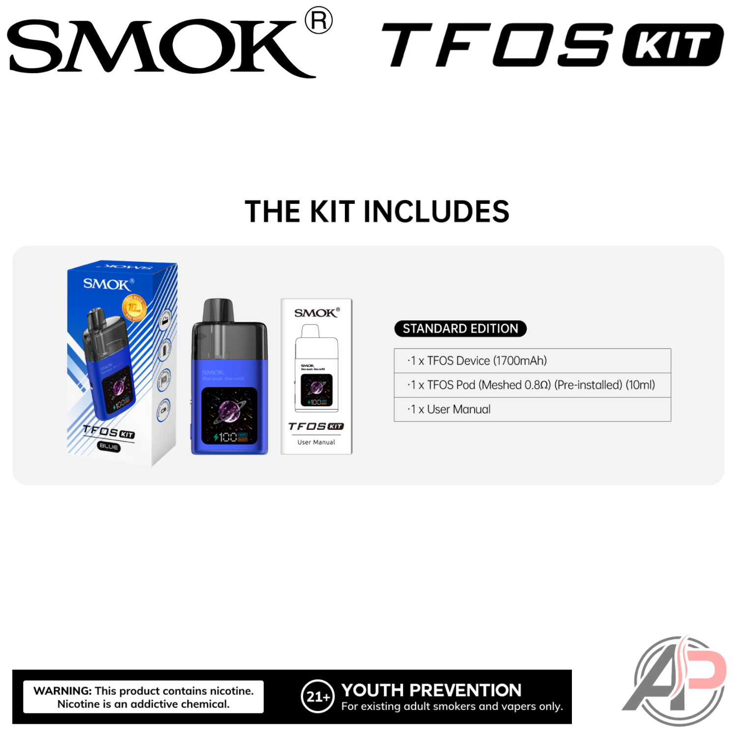 Smok TFOS Pod System Starter Kit Device
