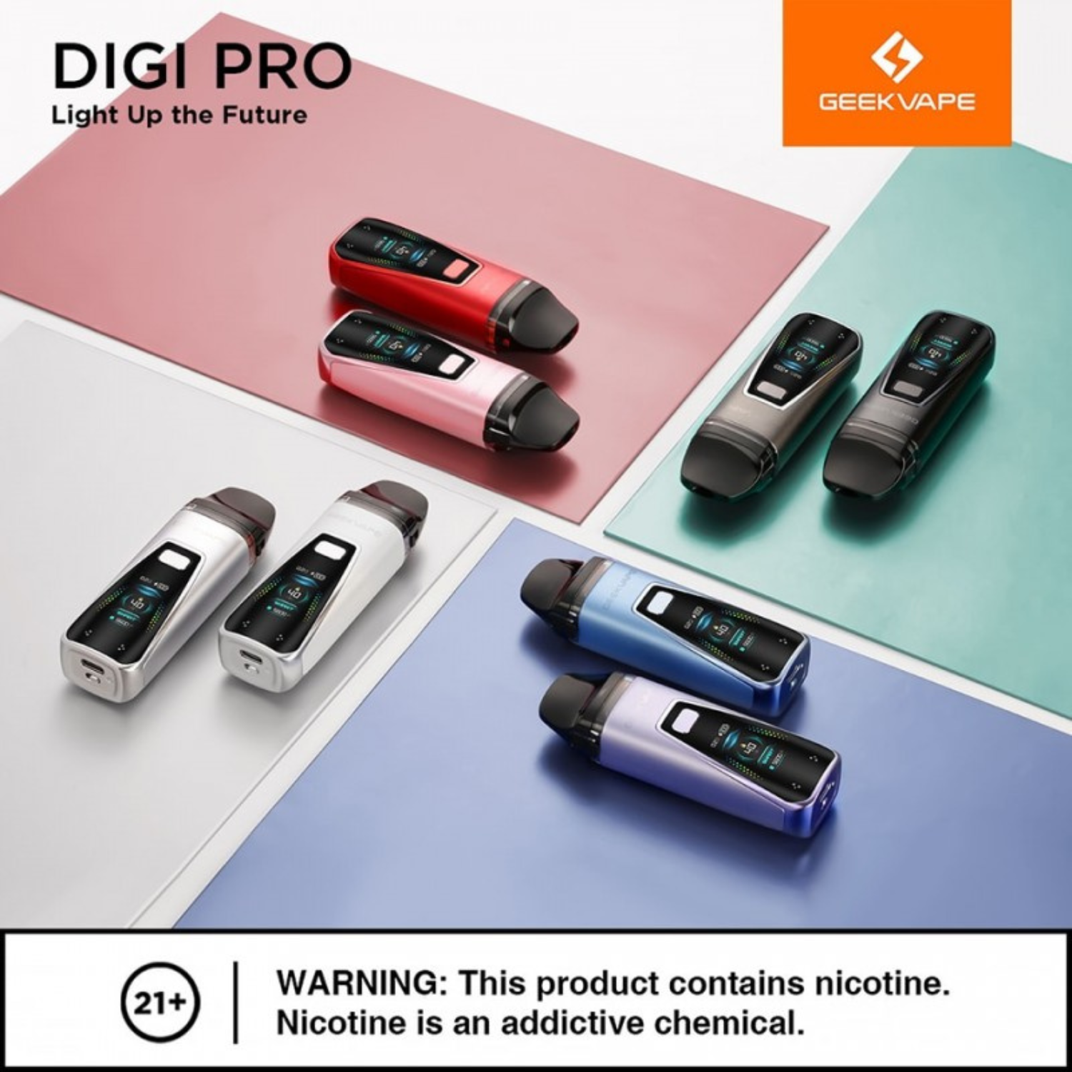 Geek Vape Digi Pro 40w Pod System Starter Kit Device Apvs Geek Vape Digi Pro 40w Pod System Starter Kit Device Apvs