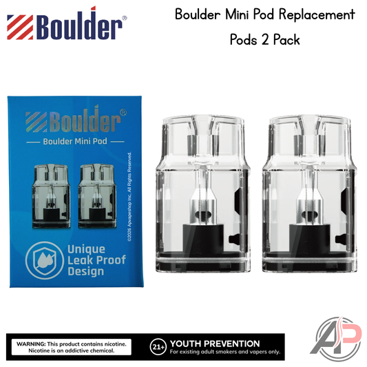 Boulder Mini Pod Replacement Pods 2 Pack