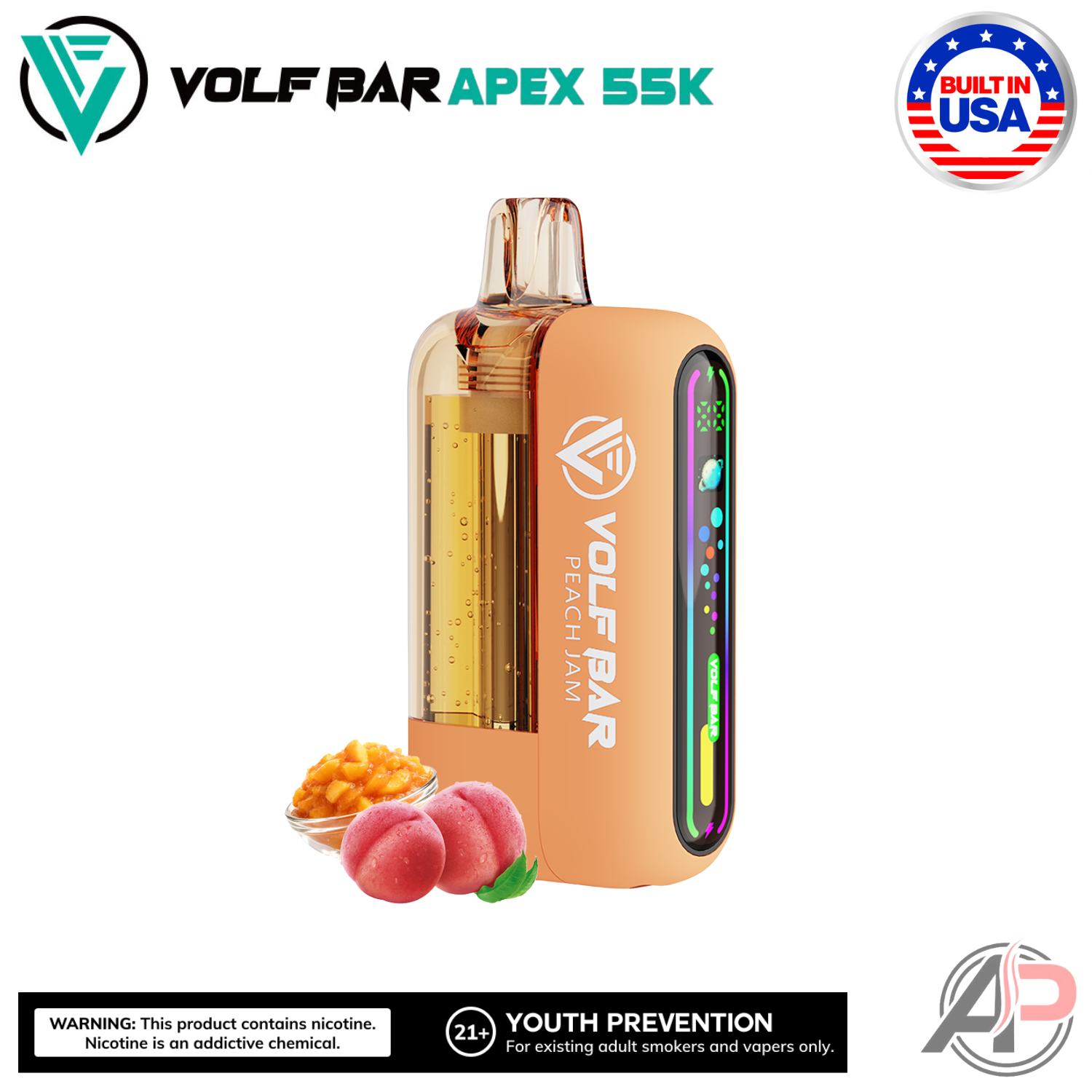 Volf Bar Apex 55,000 Puffs Disposable Vape Device