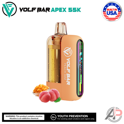 Volf Bar Apex 55,000 Puffs Disposable Vape Device