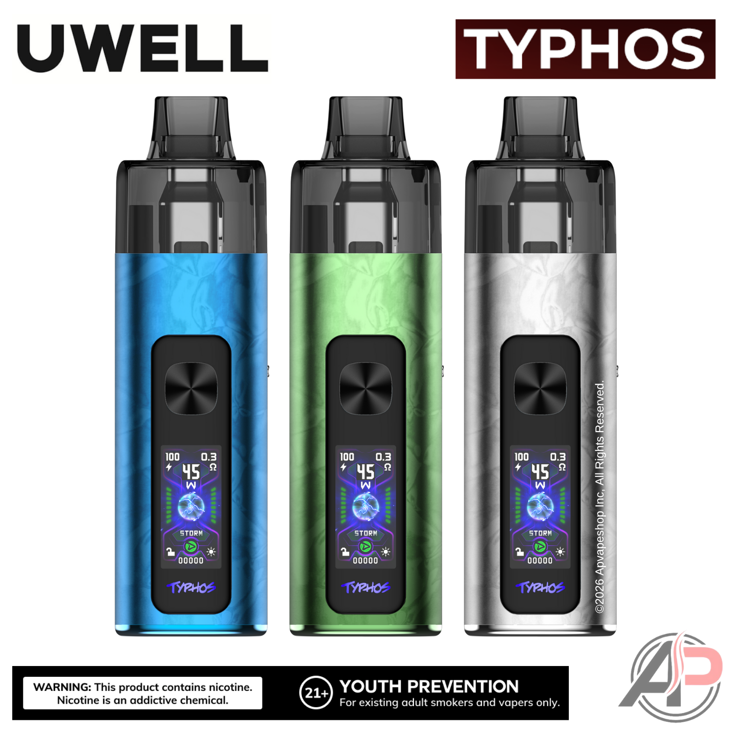 Uwell Typhos Pod System Starter Kit Device Apvs Uwell Typhos Pod System Starter Kit Device Apvs