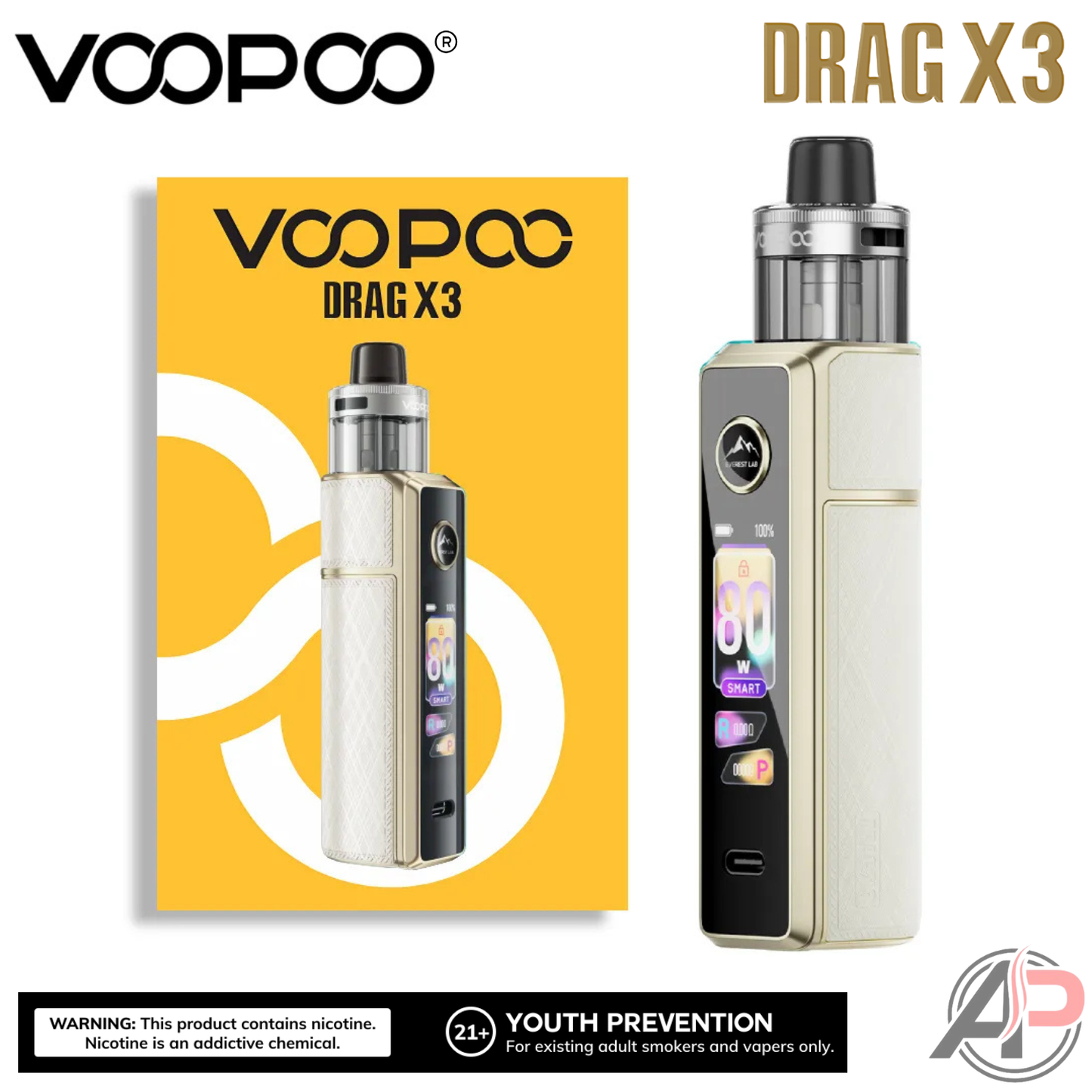 Voopoo Drag X3 80w Pod Mod Stater Kit Device