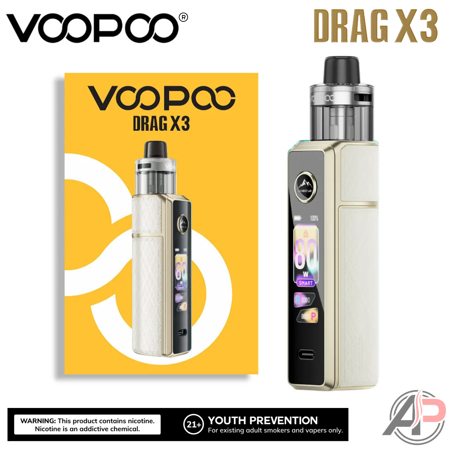 Voopoo Drag X3 80w Pod Mod Stater Kit Device