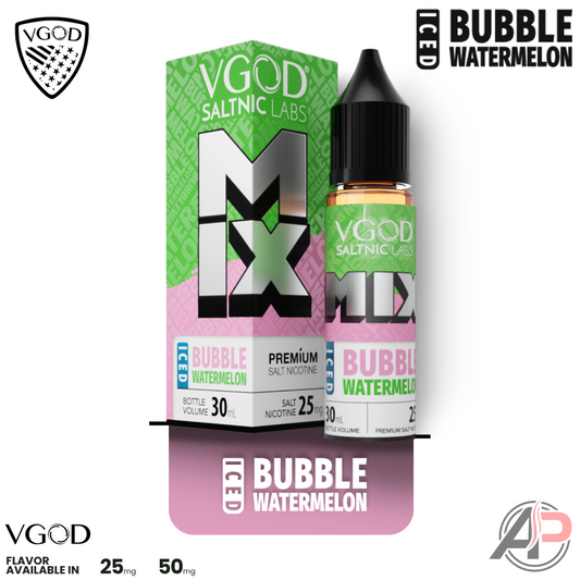 VGOD Mix Iced Bubble Watermelon 30mL Salt Nic