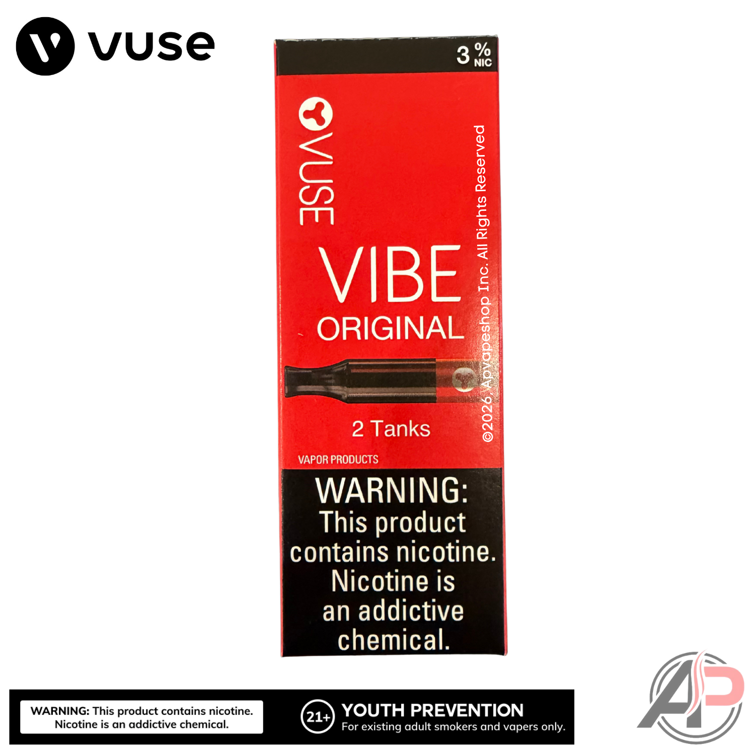 Vuse Vibe Original Tank 2 Pack – Apvs