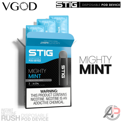 Vgod Stig Disposable Vape Device 3 Pack