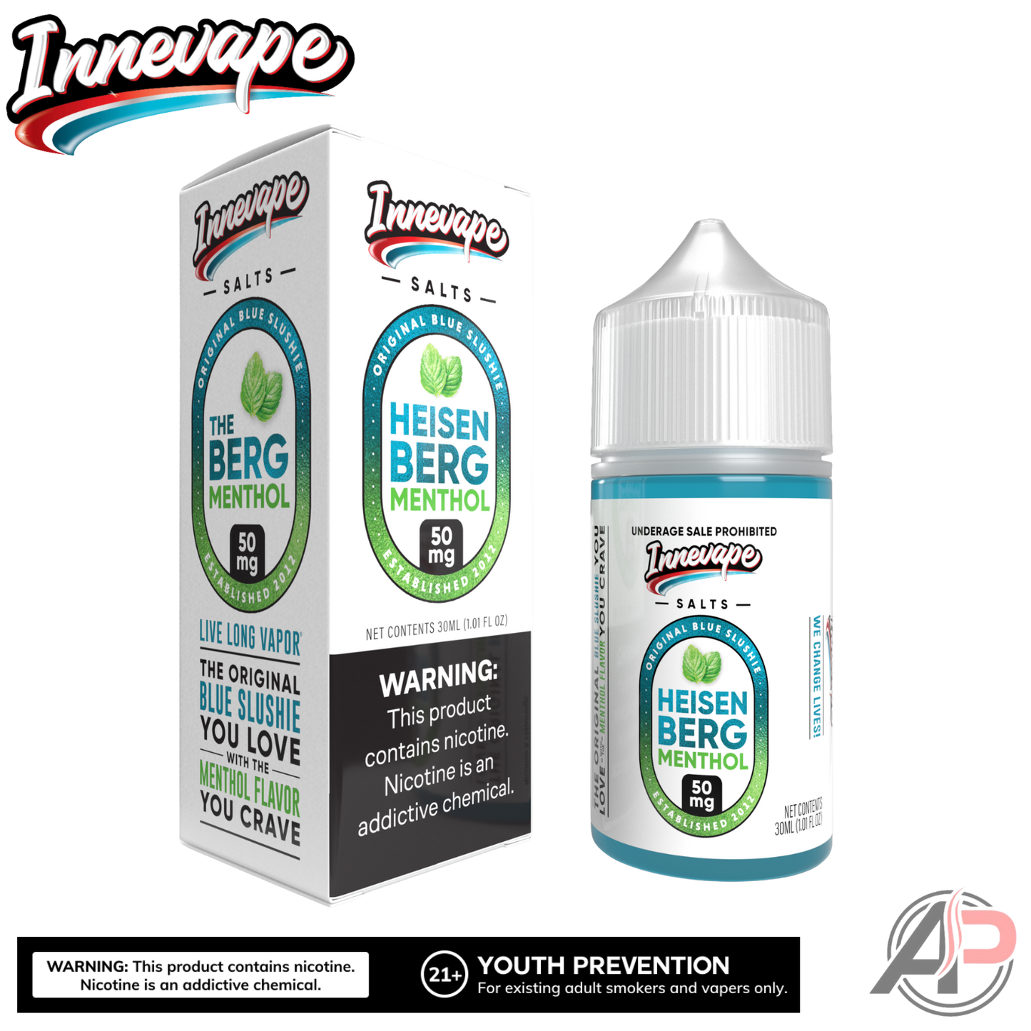 Innevape Heisenberg Menthol E-Liquid 100mL