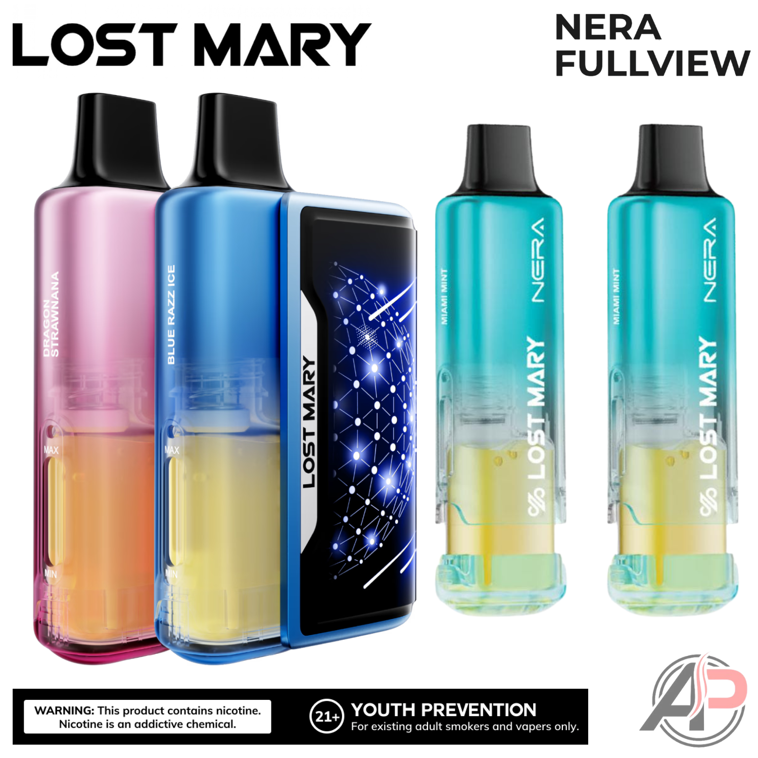 Lost Mary Nera Fullview 70k Puffs Disposable Vape Device Kit