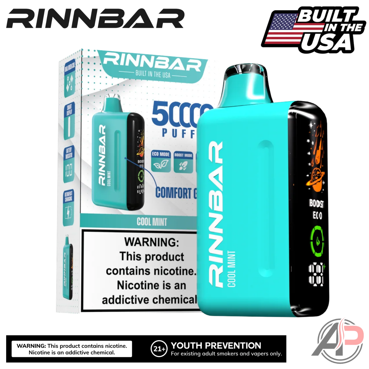 Rinnbar 50000 Puffs Disposable Vape Device