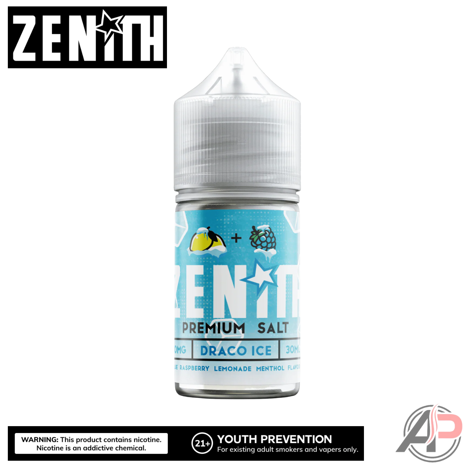 Zenith Draco Ice E-Liquid 120mL Apvs Zenith Draco Ice E-Liquid 120mL Apvs