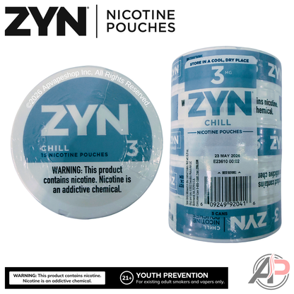 Zyn Nicotine Pouches Chill 3mg
