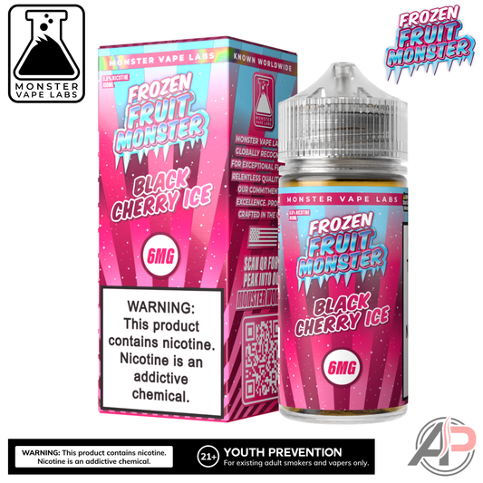 Black Cherry Ice E-Liquid By Frozen Fruit Monster Vape Labs 100mL