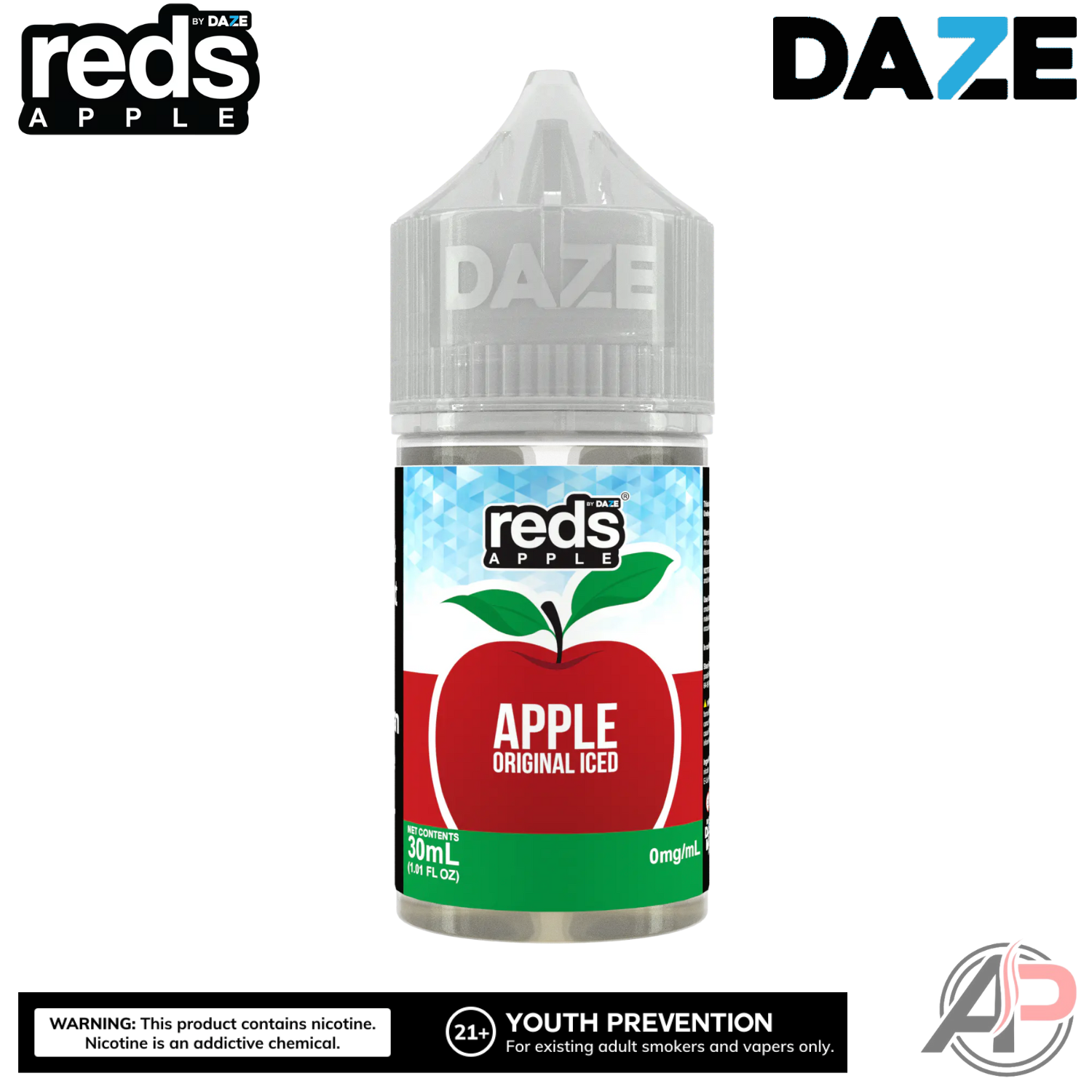 7 Daze Reds Apple Original Iced E-Liquid 100mL Apvs 7 Daze Reds Apple Original Iced E-Liquid 100mL Apvs