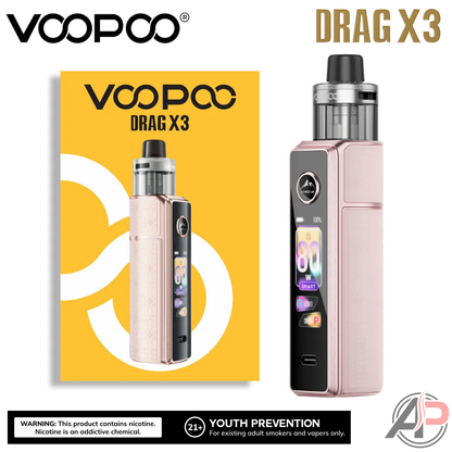 Voopoo Drag X3 80w Pod Mod Stater Kit Device