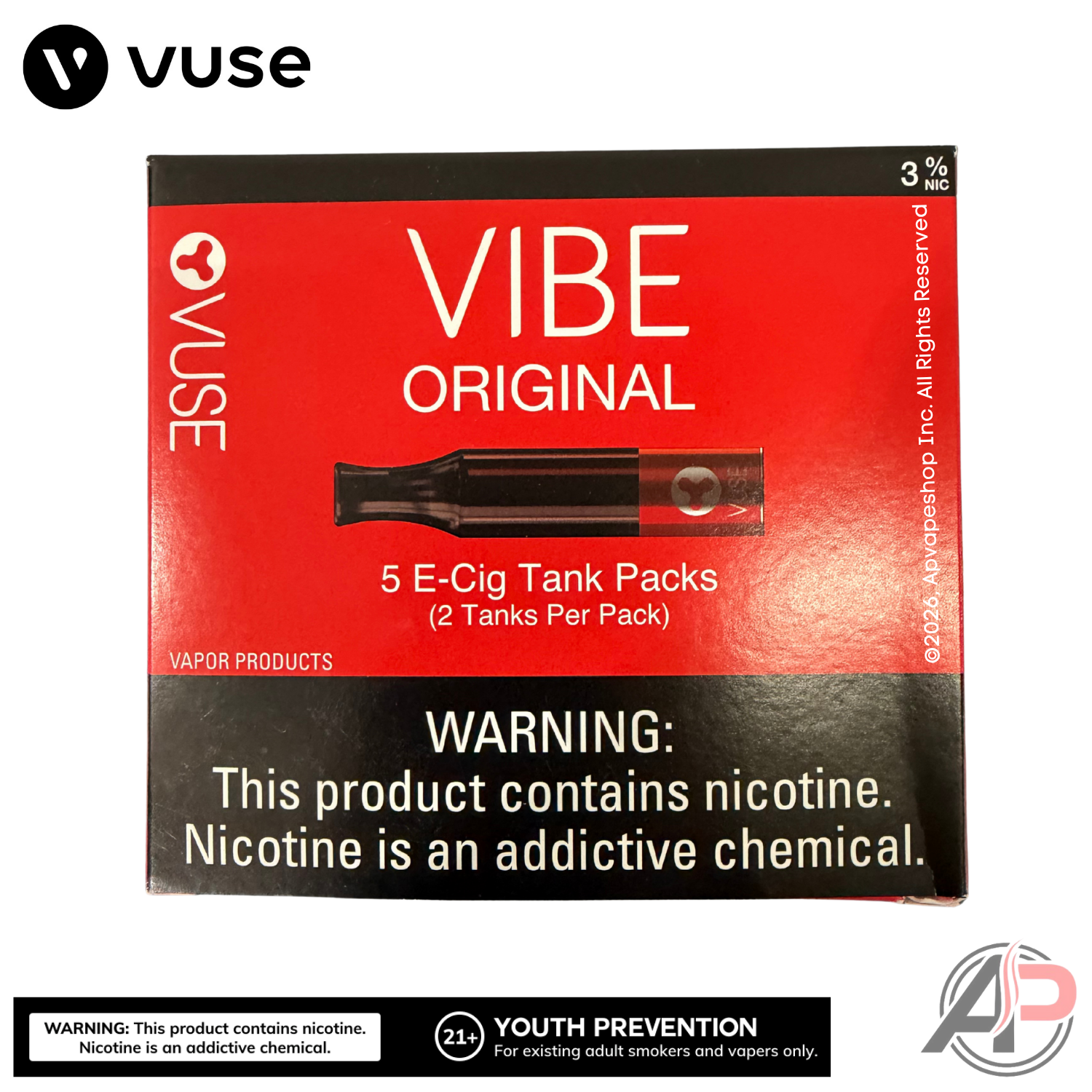 Vuse Vibe Original Tank 2 Pack Apvs Vuse Vibe Original Tank 2 Pack Apvs