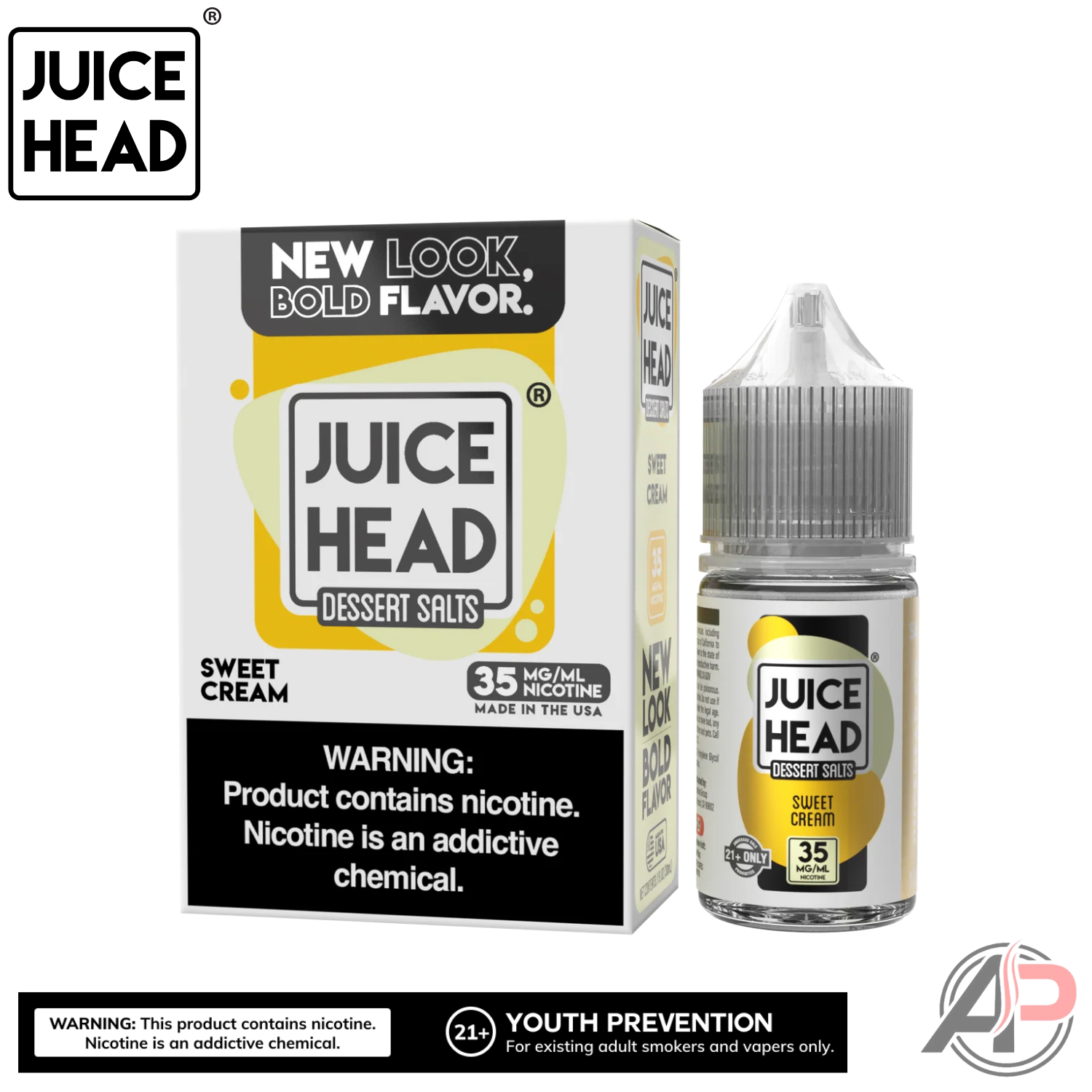 Juice Head Sweet Cream E-Liquid 100mL