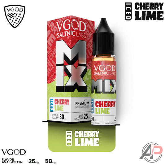 VGOD Mix Iced Cherry Lime 30mL Salt Nic