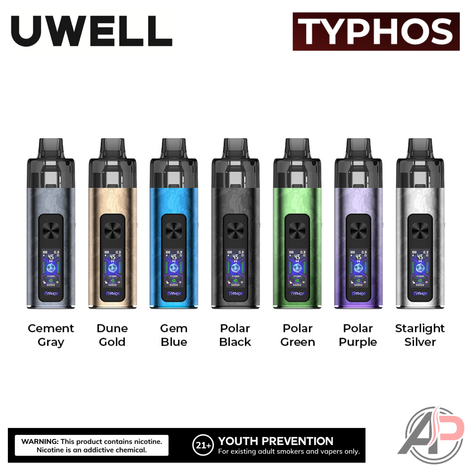 Uwell Typhos Pod System Starter Kit Device