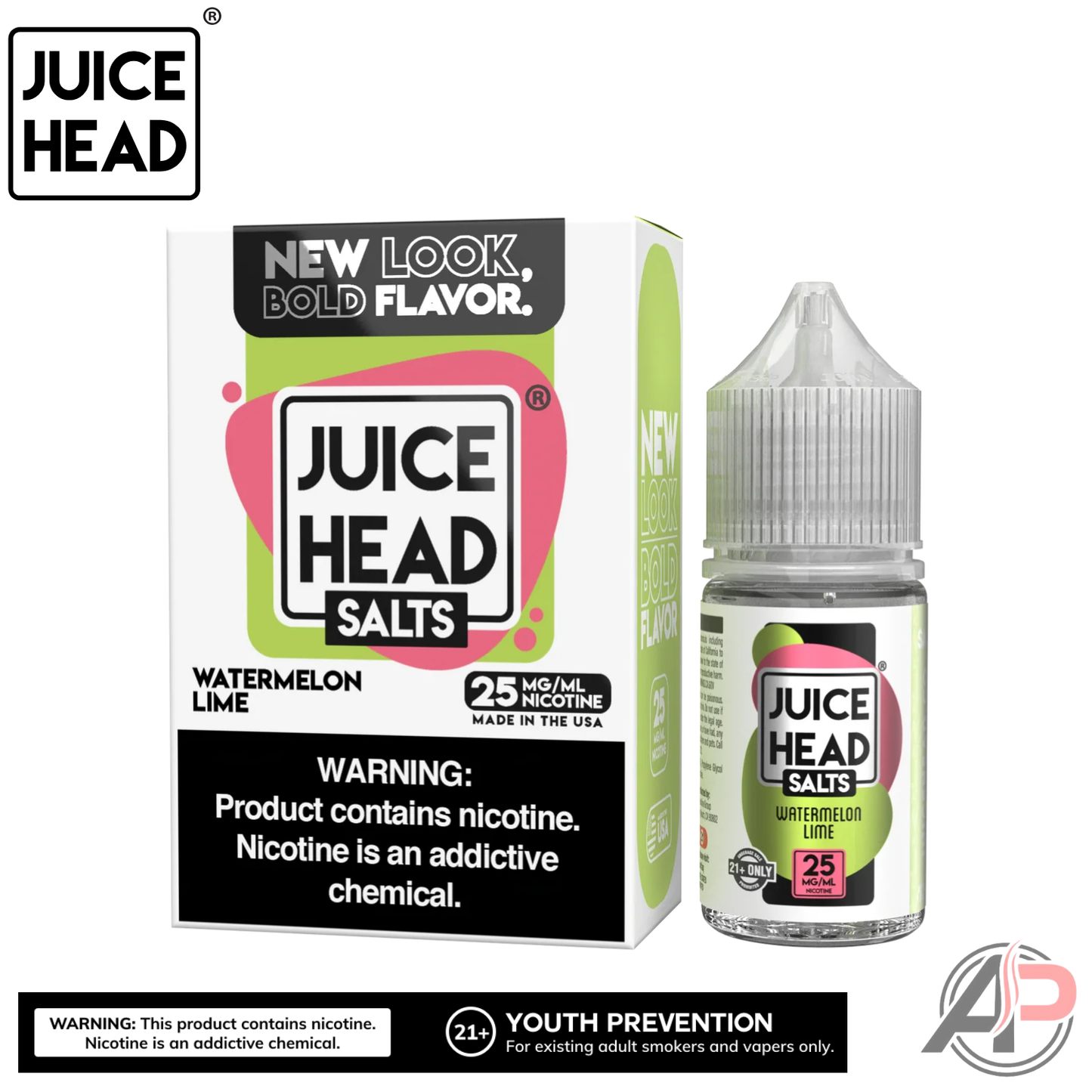 Juice Head Watermelon Lime E-Liquid 100mL
