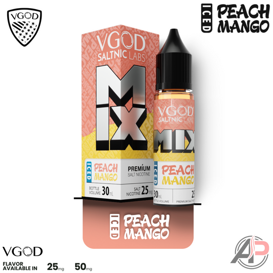 VGOD Mix Iced Peach Mango 30mL Salt Nic