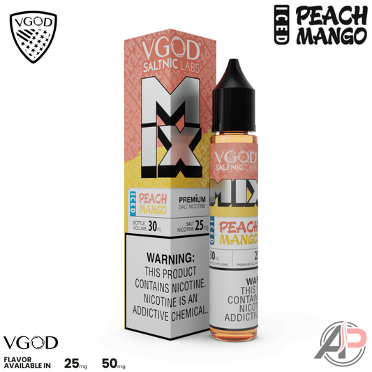 VGOD Mix Iced Peach Mango 30mL Salt Nic