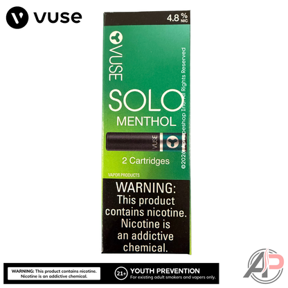 Vuse Solo Menthol Cartridge 2 Pack Apvs Vuse Solo Menthol Cartridge 2 Pack Apvs