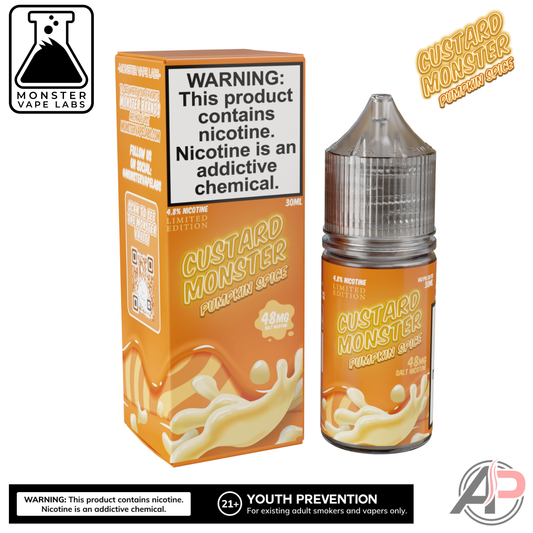 Pumpkin Spice E-Liquid By Custard Monster Vape Labs 100mL