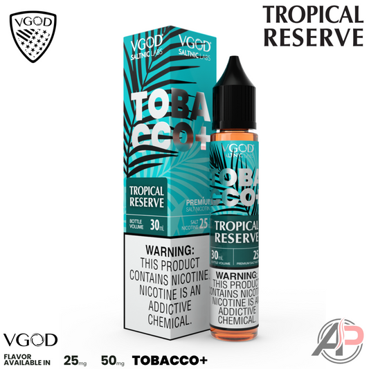 VGOD Tobacco Plus Tropical Reserve 30mL Salt Nic