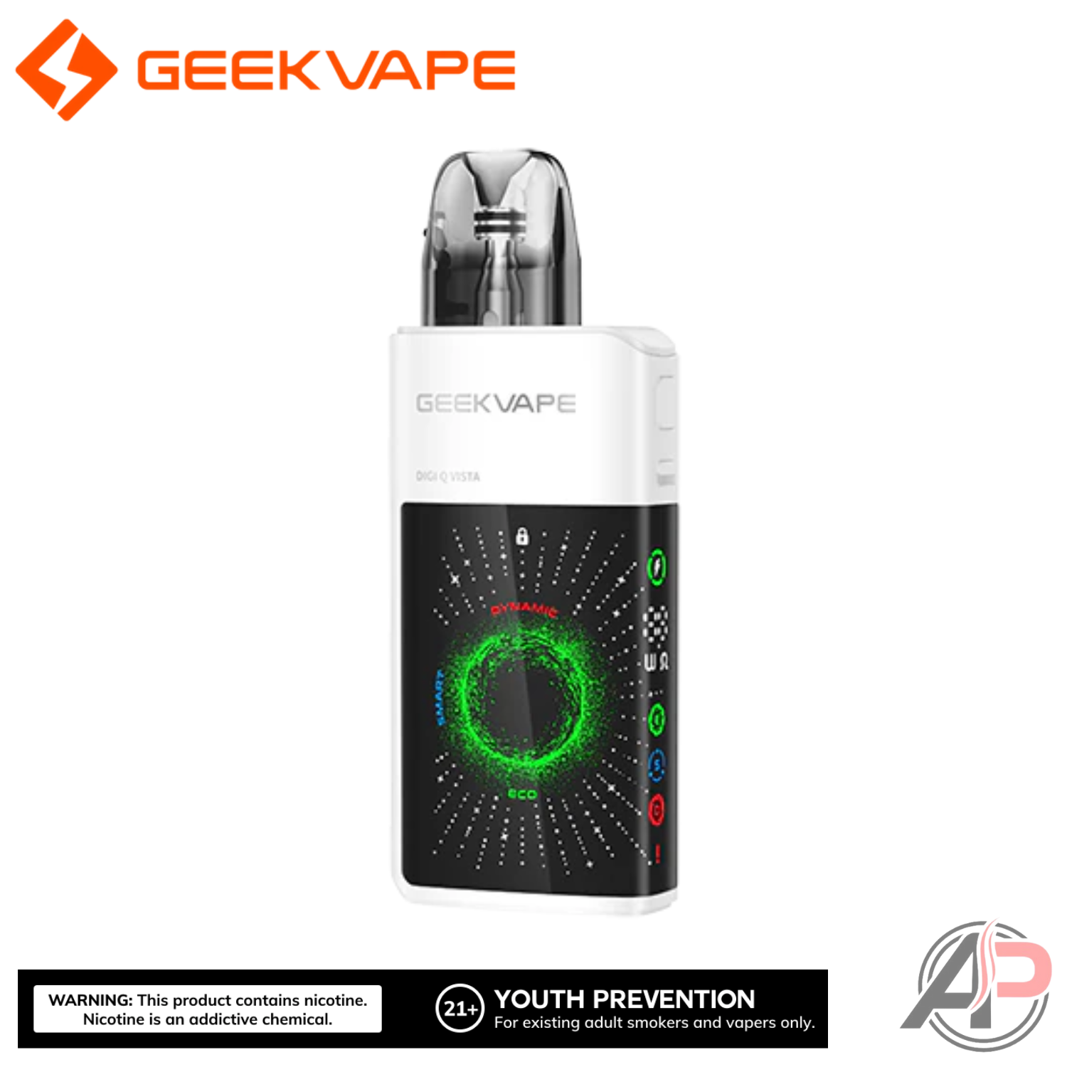 Geek Vape Digi-Q Vista 35W Pod System Starter Kit Device Apvs Geek Vape Digi-Q Vista 35W Pod System Starter Kit Device Apvs
