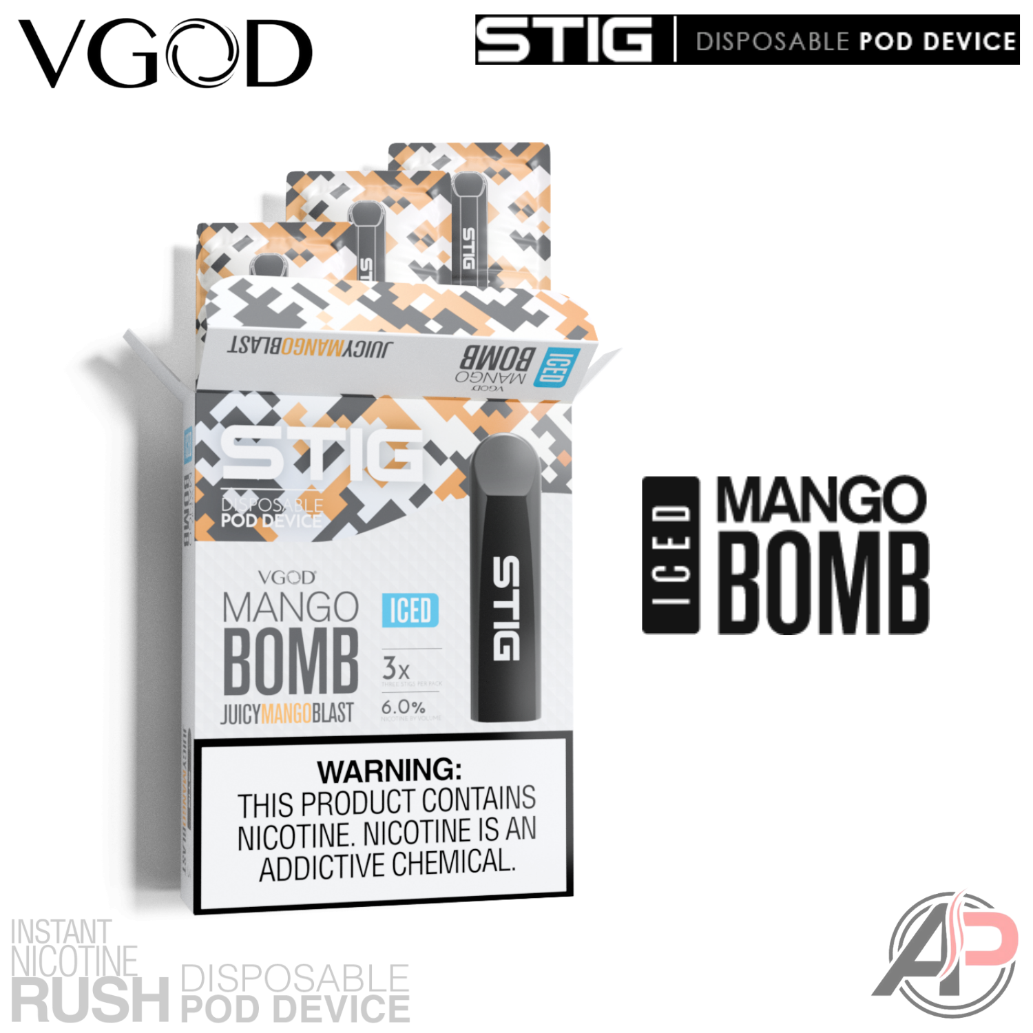 stig disposable vape VGOD STIG Disposable Vape Pen | Vaping Device