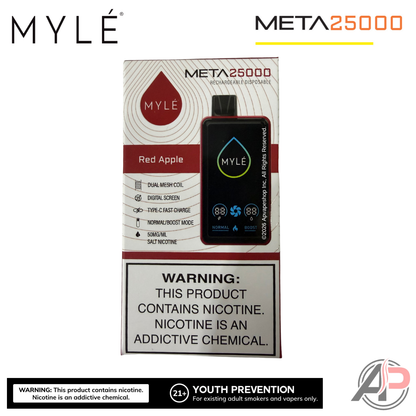 Myle Meta 25000 Puffs Disposable Vape Device