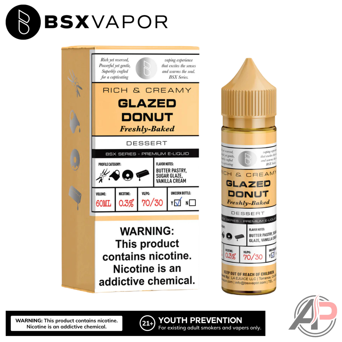 BSX Series Glazed Donut E-Liquid 60mL