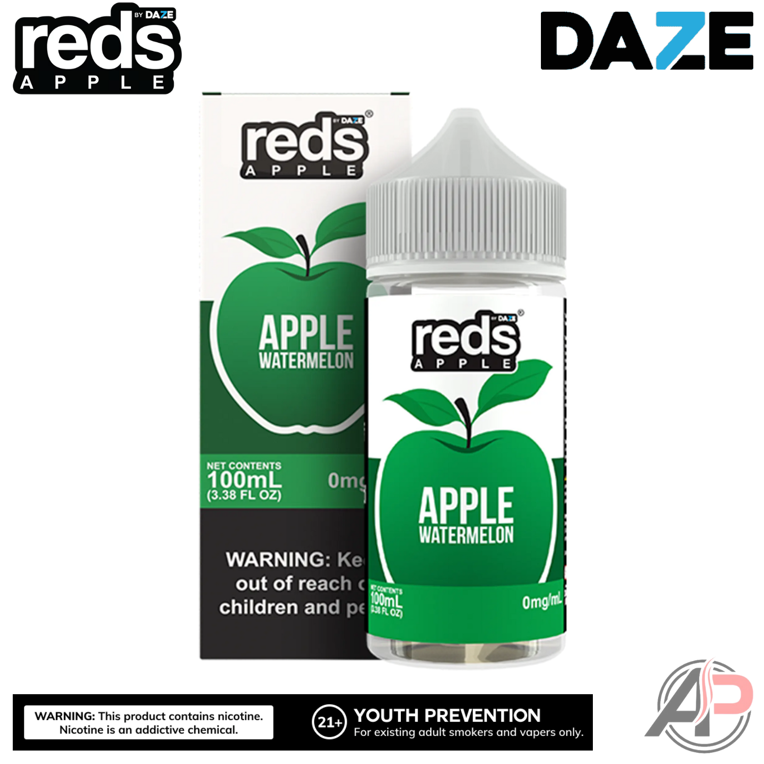 7 Daze Reds Apple Watermelon E-Liquid 100mL