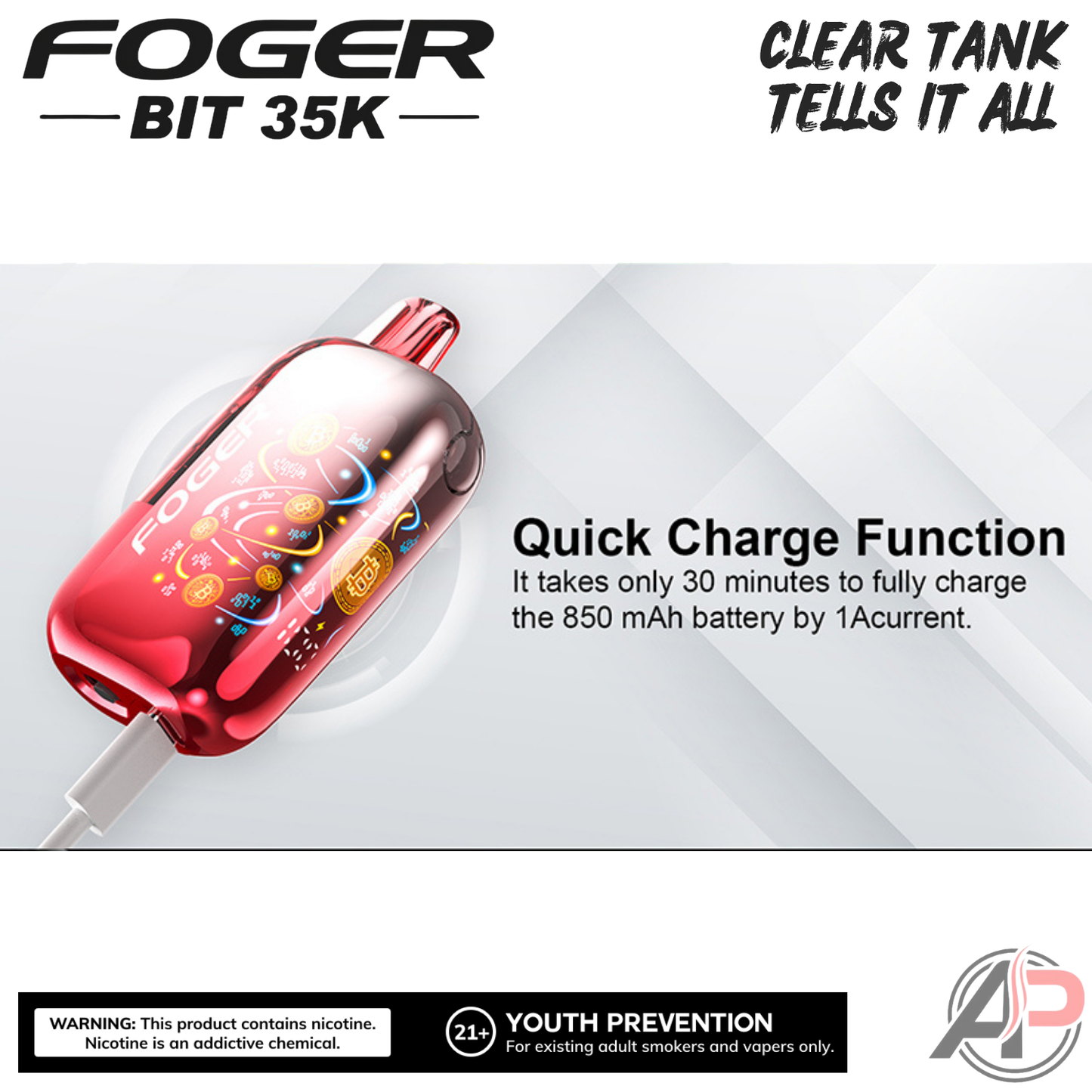 Foger Bit 35k Puffs Disposable Vape Device