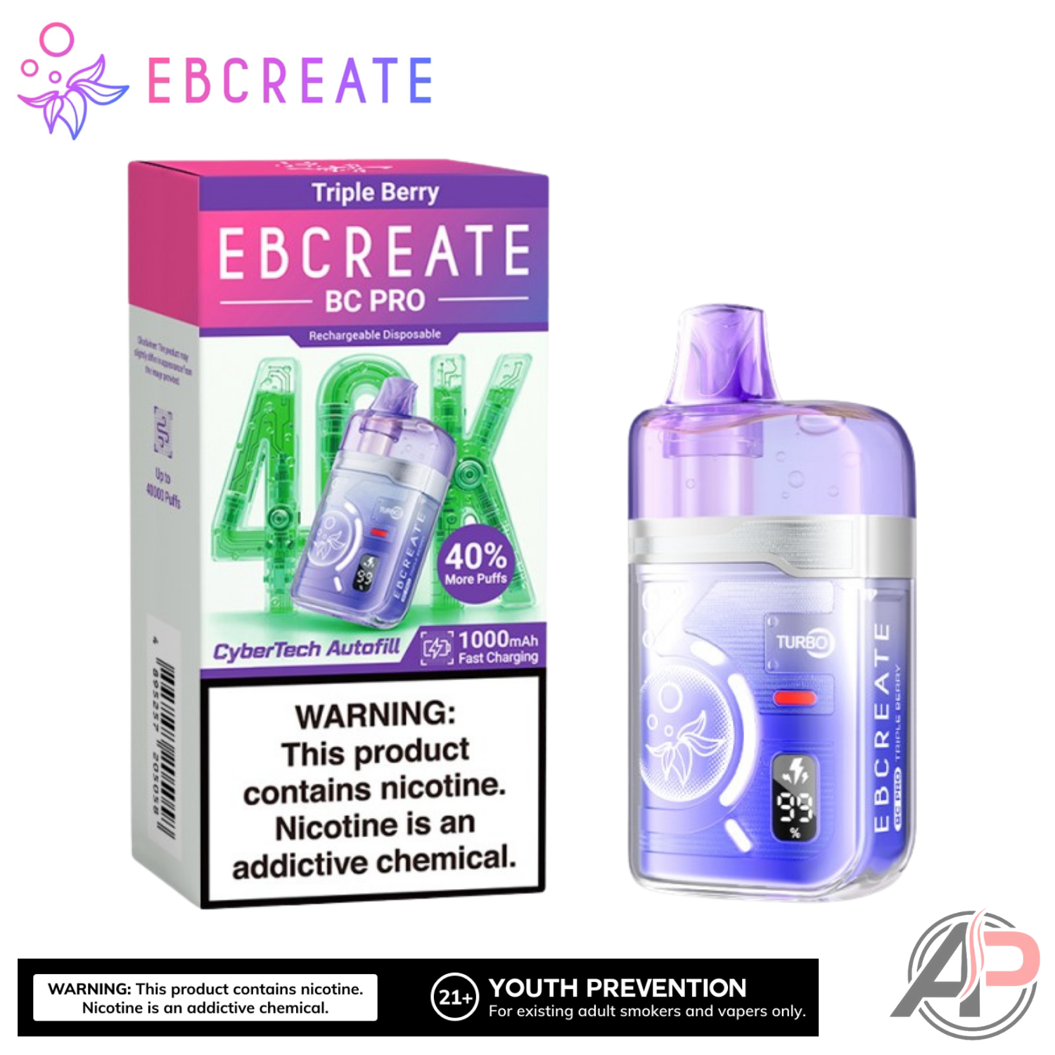 Ebcreate BC Pro 40000 Puffs Disposable Vape Device