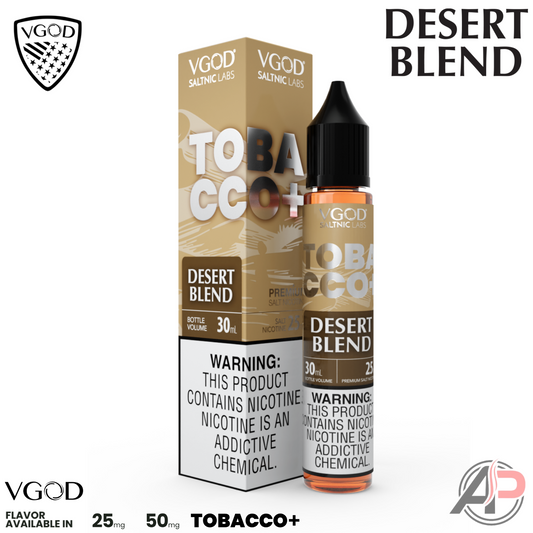 VGOD Tobacco Plus Desert Blend 30mL Salt Nic