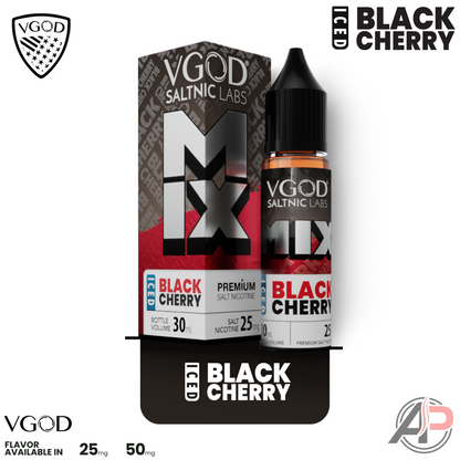black cherry vape juice Vgod Mix Iced Black Cherry Salt Nicotine 30mL – Apvs