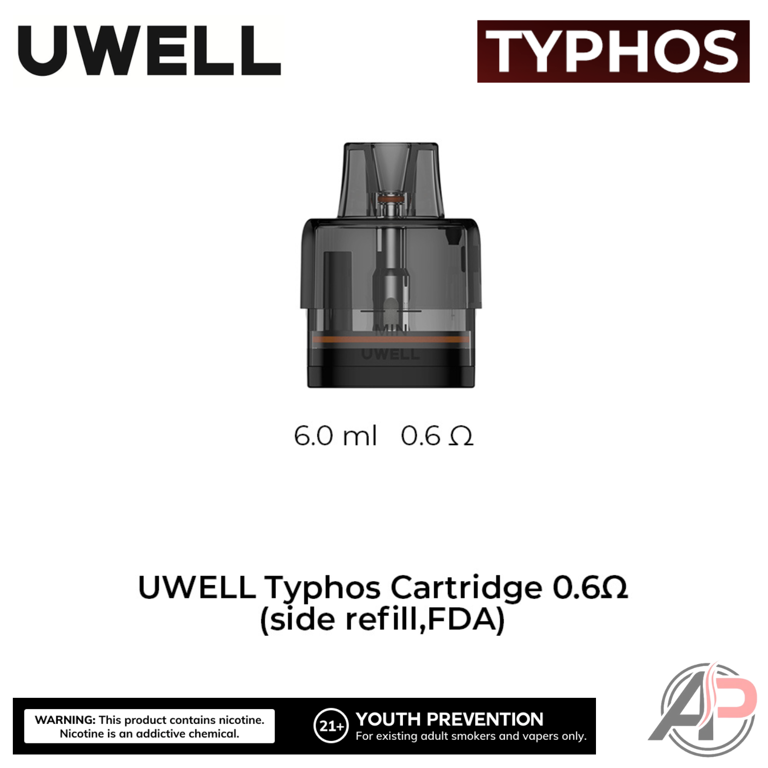 Uwell Typhos Replacement Cartridges 2 Pack