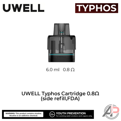 Uwell Typhos Replacement Cartridges 2 Pack